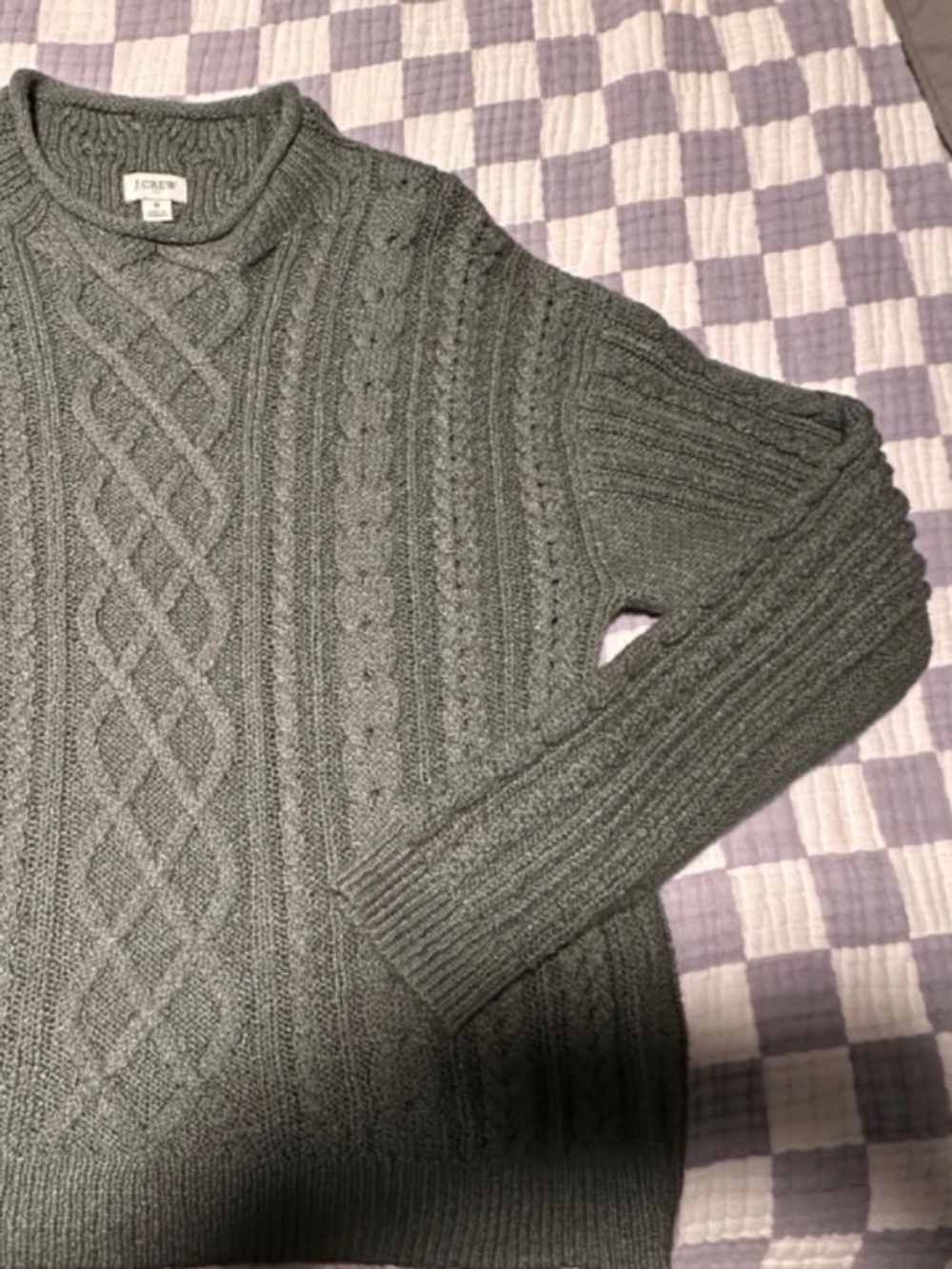 J. Crew Fisherman Crew Neck Sweater